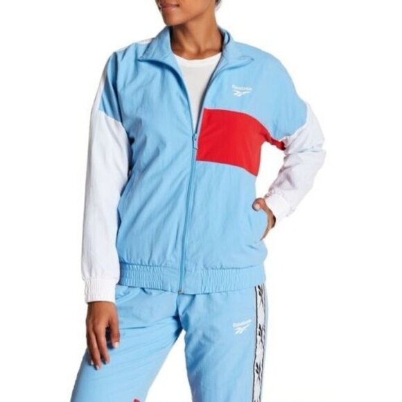 Reebok Classic‎ Vector Red Blue White Jacket XS - Picture 1 of 7
